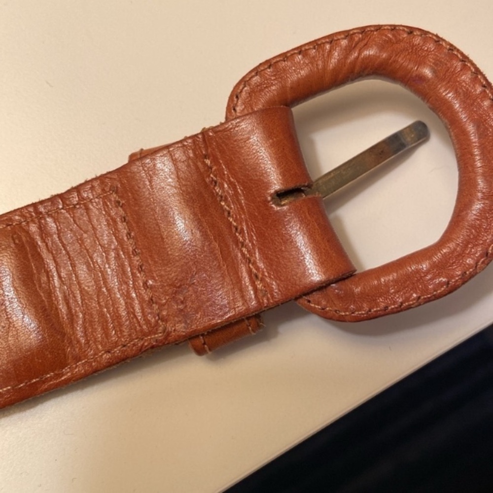 Vintage Leather southwestern 
Textile Belt Made in Guatemala
37” - Picture 7 of 7